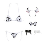 Japanese Anime Cat Cosplay Uniform Bra Panties Set Women Intimates Kawaii Lolita Hollow Out Sexy Lingerie Underwear Set