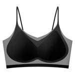 Summer Ice Silk Seamless Ultra-thin Ice Silk Bra Lifting Bra M-4XL Women's Sports Bra Wireless Underwear Air Cooling Brassier