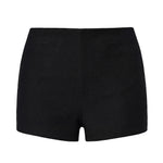 2026 Summer Women Shorts with Pockets Elegant Solid Color Low Rise Slim Fit Mini Shorts for Beach Daily Wear