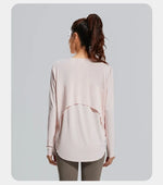 STOUREG Yoga Cover Up, Breathable Sportswear, Loose Fitness Shirt, Plus Size Workout Tops, Summer Cooling T-shirt