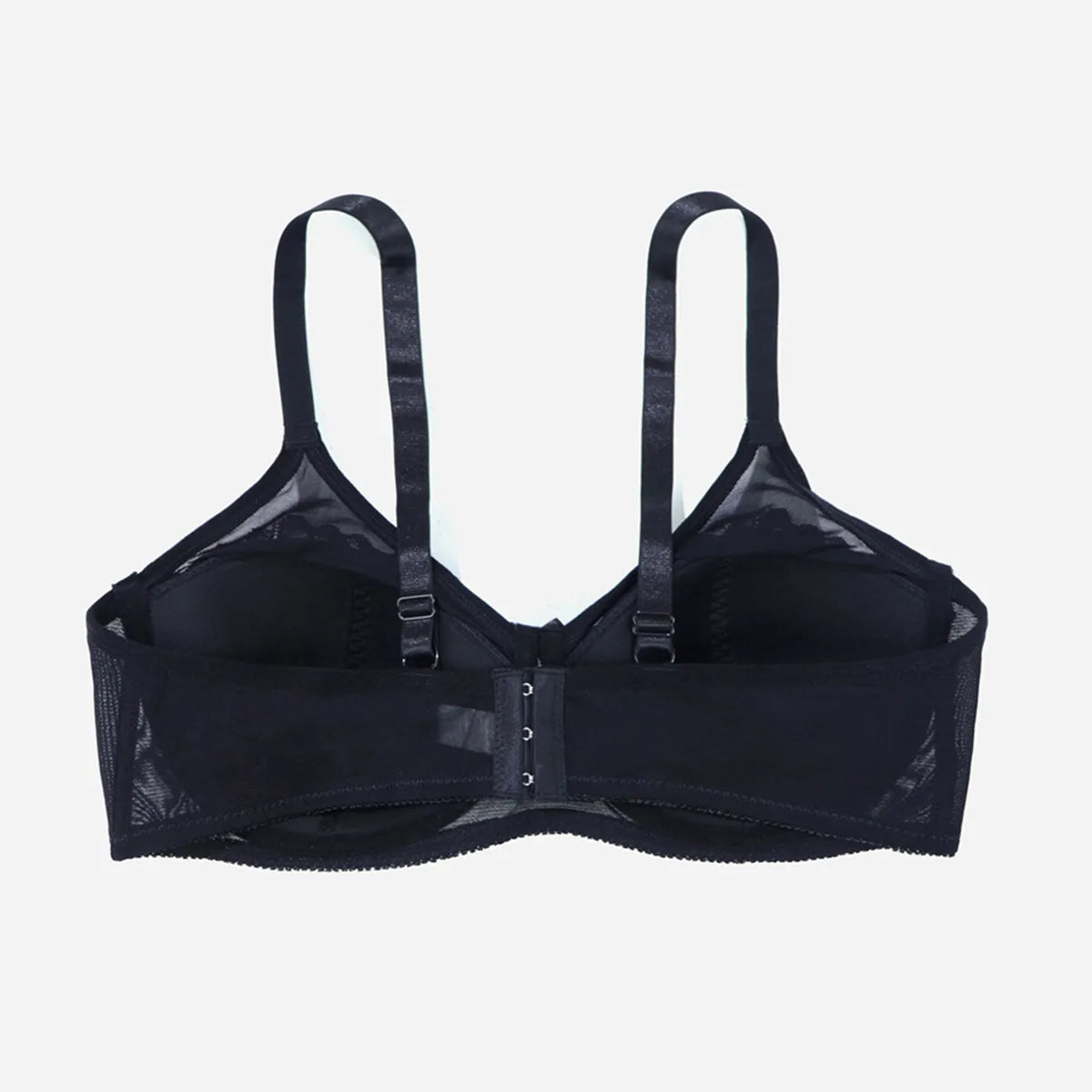 BEAUWEAR Women Plus Size Lace Full Cup Thin Molded Cup Bra With Wire Elegant Lingerie 38C 38D 40C 40D 42C 42D 44C 44D-R209