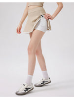 2PCS Women Tracksuit Yoga Set Gym Bra Sports Short Skirt Workout Sportswear Running Tennis Clothing Gym Wear Athletic Sport Suit