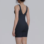 Women's Yoga Set Sports Running Fitness Beautiful Back Vest Hip Lifting Slim-Fit High Waist Shorts Training Gym Workout Suits