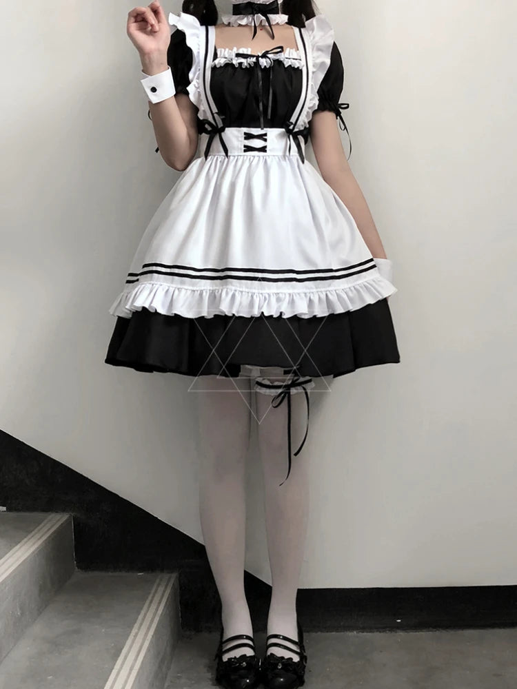 Halloween Latex Nun Costumes Women Sexy Black Leather Bodysuit with Headwear Nun Cosplay Dress Outfits Carnival Party Clothes