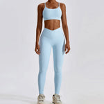 Yoga Set Seamless Women's Sportswear Workout Clothes Athletic Wear Gym Legging Fitness Bra Crop Top Sports Suits High Quality