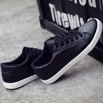New Spring and Summer with White Shoes Women Flat Leather Canvas Shoes Female White Board Shoes Casual Shoes Female 239