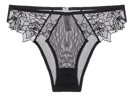 MOYISU Pure Desire Victoria French Lace Embroidered Lingerie Women's Thin Cup Triangle Cup Bra Set Comfortable No Underwire