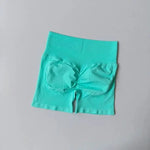 Women's High-Waisted Yoga Sports Shorts Summer Stretch Hip-Lifting Abdominal-Tightening Fitness Three-Part Shorts