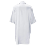 New Women's Solid Color Silky Comfortable Soft Pajamas Sexy Short Sleeve Nightshirt Smooth & Skin-Friendly Home Sleepwear Lounge