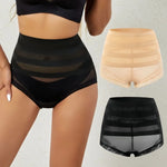 2Pcs/Set Bodyshaper Women Control Panties Tummy Control Bottom Belly Tightening Female Pants Lifting Hip High Waist Underwear