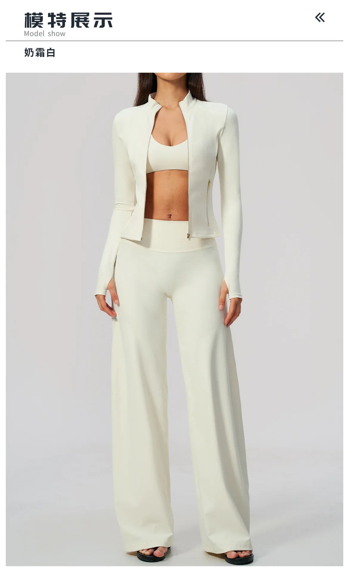 3 PCS Yoga Sets Women Long Sleeve Zipper Slim Jacket+sports Bra+high Waist Flare Pants Fitness Suits Gym Exercise Athletic Wear