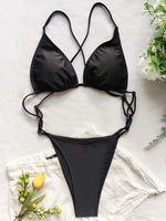 High Cut Out G String Female Swimwear One Piece Swimsuit Women Mini Micro Thong Monokini Bather Backless Bathing Suit Swim Wear