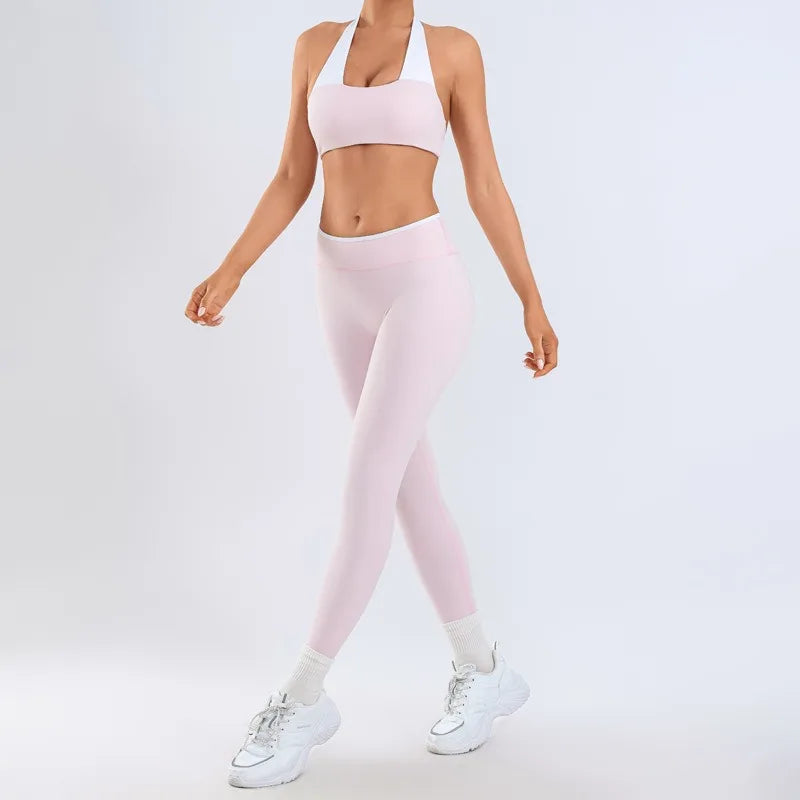 Women's Yoga Sets Fitness Sports Gym Slim Fit Hip-lifting Beautiful Back Suits Workout Casual Running Training Sets