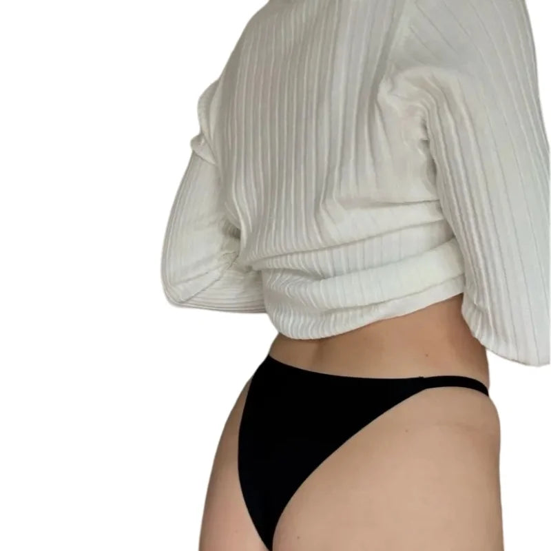 4Pcs/Set Women Ice Silk Low Rise Briefs with Decorative Side Buckle Sexy Brazilian Panties Seamless Underwear Lingerie S-XL