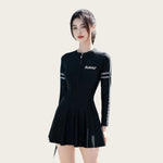 New Women's Split Style Swimsuit for Slimming, Belly Covering, and High-end Sports Style