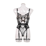 Toucheart Lace Sexy Skinny Babydoll Bodysuit Embroidery Erotic Private Adult Suit Solid Color Patchwork High Waisted Sexy Set