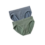 2Pcs/Set Seamless Panties Women Briefs Panty Low Rise Bikini Sexy Underwear Female Full Coverage Underpants Lingerie Panty