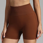 High Waist Butt-Lifting Sport Yoga Shorts for Women, Breathable & Stretchy Gym Workout Athletic Shorts