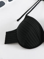 Sexy Push Up Bikini 2025 Women Swimsuit Two Piece Swimwear Female Thong Bikinis Set White Swim Bathing Suits Brazilian Biquini