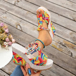 Summer New Round Toe Comfortable Temperament Casual Slippers for Women Fashionable Elegant Sexy Banquet High Heel Slippers