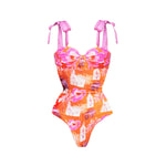 Push Up One Piece Swimsuit With Cover Up Sexy Swimwear Women 2026 Patchwork Swim Suits Female Bikinis Sliming Bodysuit Beachwear