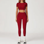 New Yoga Set 2Pcs Women No Logo Tank Tops High Waist Seamless Shorts Workout Outfit Fitness Gym Clothes Workout High quality