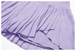 Sports Tennis Short Skirt Women's Summer Pleated Fake Two-piece Quick Drying Skort Fitness High Waist Pocket Yoga Running Skirts