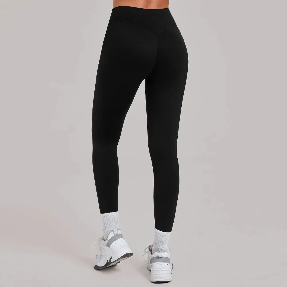 Women's Gym Yoga Pants Nude Feeling Sports Clothes Elastic High Waist Buttock Lifting Sports Fitness Tight Sweatpants