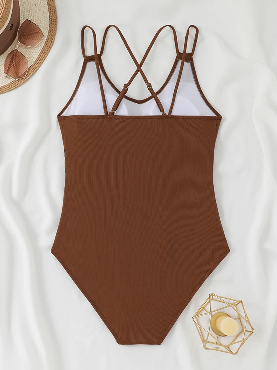 2026 Sexy High Cut Swimsuit One Piece Solid Swimwear Women Bathers Bathing Swimming Swim Suit Female Beachwear