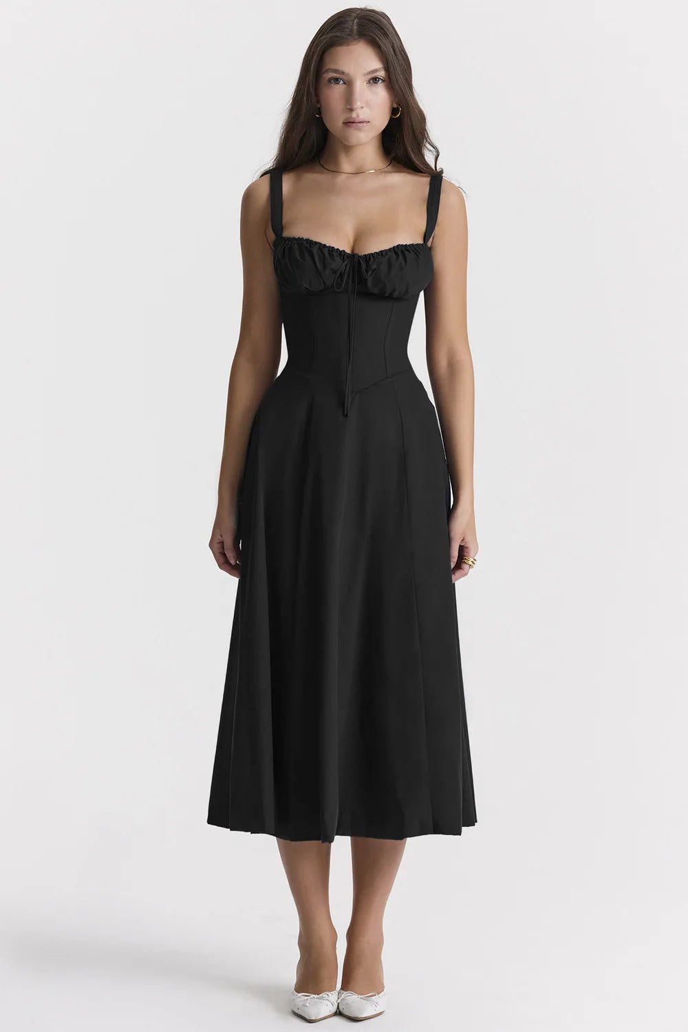 Sexy Low Cut Spaghetti Strap Maxi Dresses For Women Color Flower Printed Chest Wrap Bowknot Leace-up Long Dress Elegant Vestidos