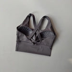 Women's Shock-Absorbing Yoga Sports Bra Summer Fitness Gathered Breasts Accessory Breathable Comfortable Yoga Sports Bra