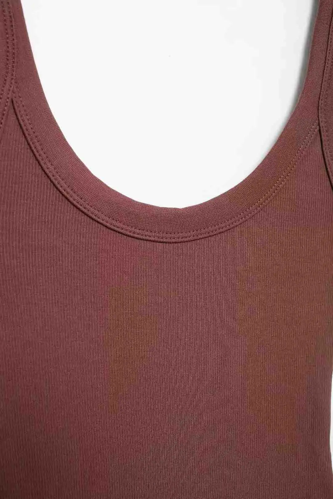 Women's Skinny Ribbed O-Neck Bodysuits with Straps Snap-Button Sexy Fashion Playsuits Comfortable Stretchy Female Clothing