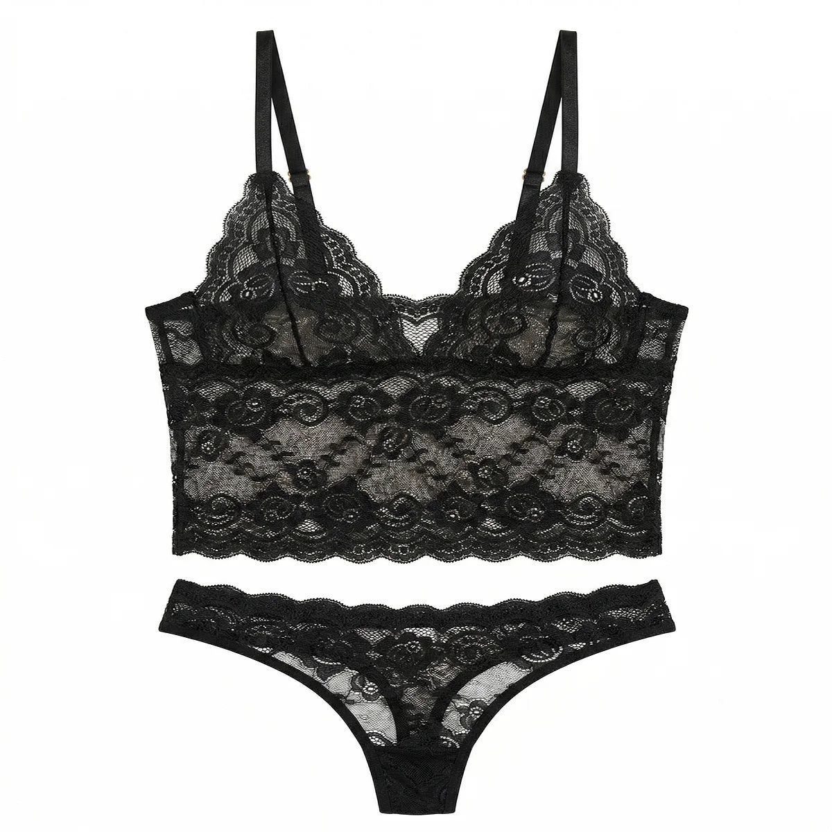 fashion Lace Setwire-free Sexy Lingerie Transparent Bra Underwear Set Women's pajama set sex suit set A2099