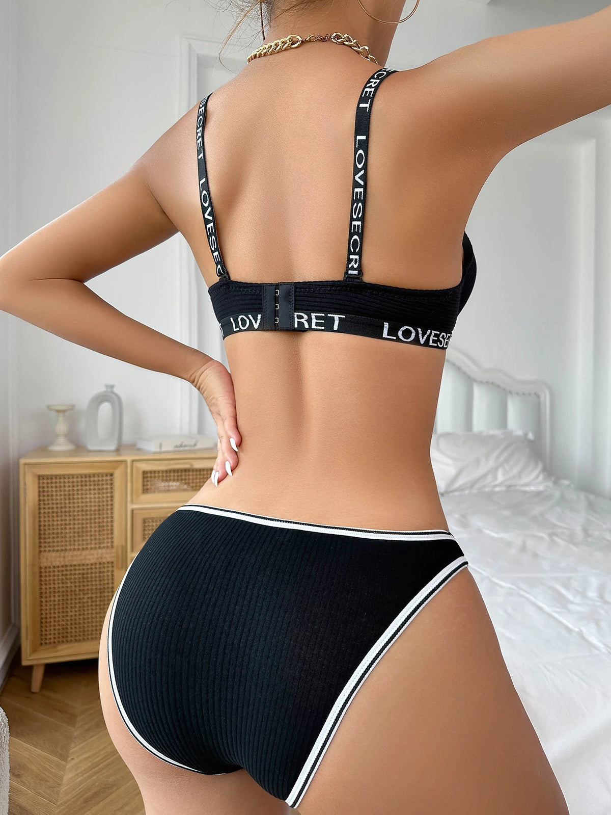 Women Push Up Bra Set Underwire Support Seamless T Shirt Bra And Panty 2-pack Everyday Lingerie Set Daily Comfort Essential
