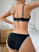 Women Push Up Bra Set Underwire Support Seamless T Shirt Bra And Panty 2-pack Everyday Lingerie Set Daily Comfort Essential