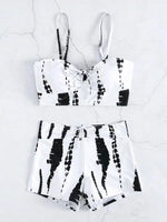 2026 Print High Waist String Two Piece Bikini Women Swimwear Female Swimsuit Bathers Bathing Swimming Suit Beachwear Summer