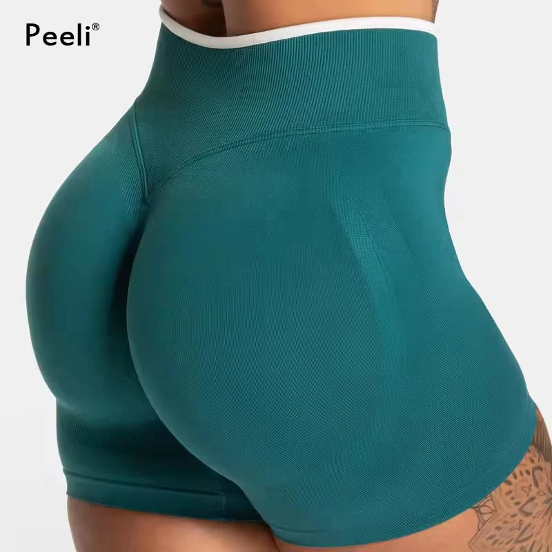 Scrunch Butt Gym Shorts Women Clothes Seamless Yoga Shorts Booty High Waist Sports Shorts Workout Leggings Biker Fitness Tights
