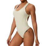 Seamless Yoga Jumpsuit Set Casual Back Base Tight One-piece Corset SlimBodysuit Yoga Suit Suspender Sports Fitness Suits Women