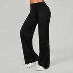 Women Straight Yoga Leg Bottoms Soft Stretchy Fabric Women's Yoga Pants GYM Sweat-Wicking Properties Running Sport Trousers