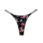 Sexy Panties Women Thongs Rhinestones G string Letter Diamonds Sports Thong Low Waist Briefs T-back Fitness Size S-XL