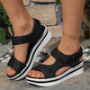 Women Summer ShoesNew Mesh Fish Platform Sandals Women's Open Toe Wedge Sandals Ladies Light Casual Shoes Zapatillas Muje