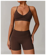Gym Underwear Women Sport Bras Sports Bra Anti-sweat Breathable Yoga Bra Shockproof Crop Top Fitness Top Push Up Workout Tops