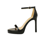 Women's High Heels Thin Heel Waterproof Platform Sandals Fashionable for Skirts New Model Shoes for Shows Summer Collection