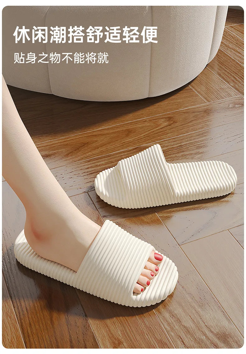 EVA Travel Folding Slippers Women New Portable Couple Indoor Home Bathroom Shower Anti Slip Men Comfortable Simple Slippers