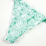2025 New Sexy Micro Low Waist Bikini Sets Solid Swimwear Women Swimsuit Strappy Brazilian Floral Beachwear Bathing Suit biquini