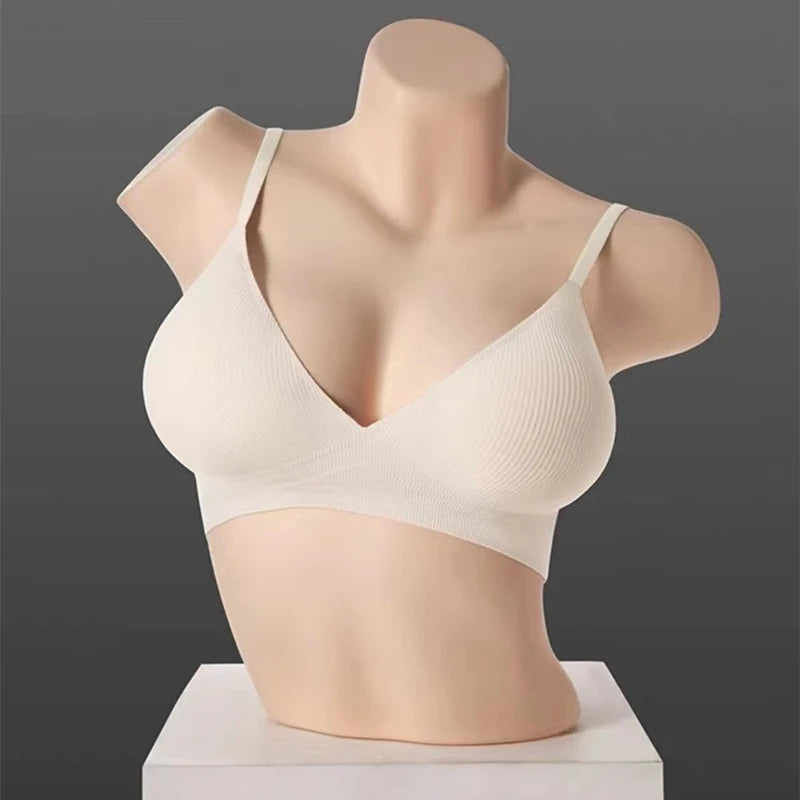 Seamless Bras for Women's Underwear No Steel Ring Anti-sagging Women's Push Up Bra U Back Bralette Backless Bra Sexy Lingerie
