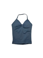 DFTLF Impact Longline Strappy Top Sports Yoga Vest Women Fitness Tank Top Gym Beautiful Open Back Bra Running Workout Halter