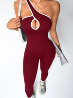 Women Seamless Yoga Jumpsuit Workout Bodysuit Tummy Control Butt-Lifting Gym Clothes Sleek Sportswear Striped Athletic Outfit