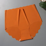 10Pcs/Set Panties Women Seamless Briefs Ice Silk High Rise Panties Female Underpants Solid Comfy Underwear Lingerie