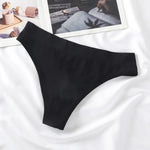 1PC Seamless Thongs Women High Waist Panties Sports Underwear Ladies Sexy Lingere Comfortable T-back Panty Women G-string